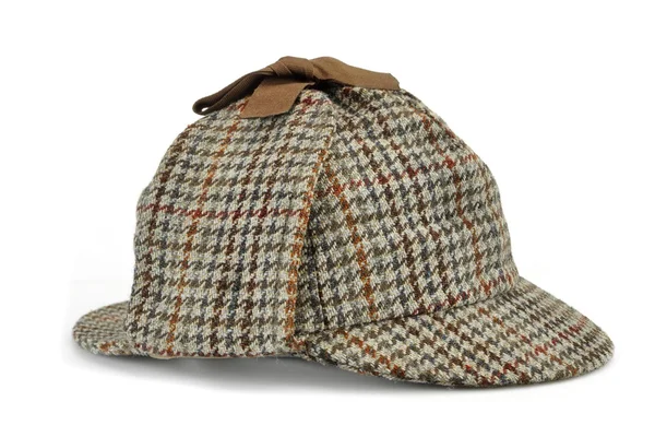 Concetto di indagine con Sherlock Holmes cappello famoso come cervi — Foto Stock