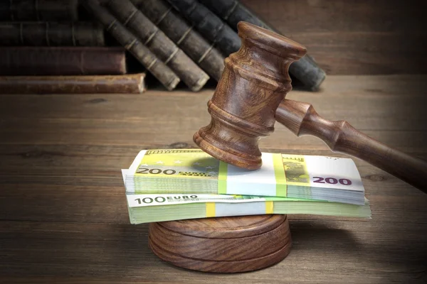 Concept For Law, Corruption, Bankruptcy, Bail, Crime, Fraud, Auc — Stock Photo, Image