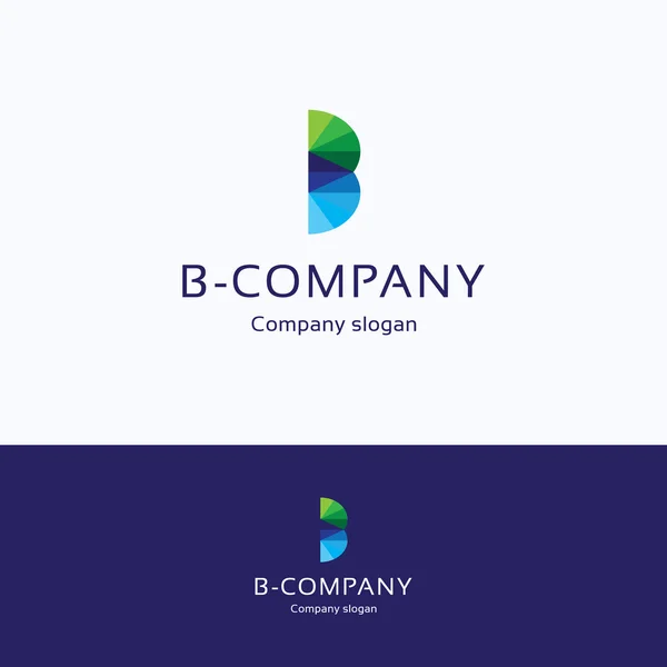 B company logo — Stock Vector