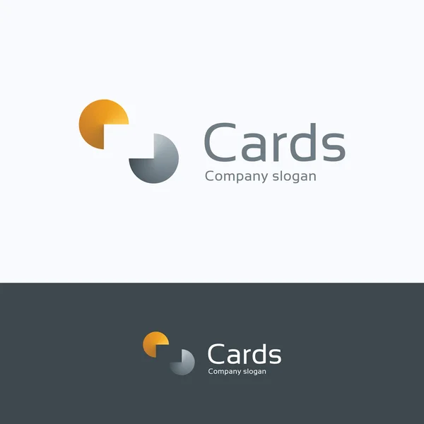 C Karten logo — Stockvektor