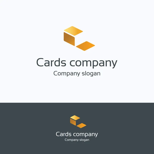 C-Karten-Dateien-logo — Stockvektor