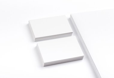 Kartvizit beyaz izole