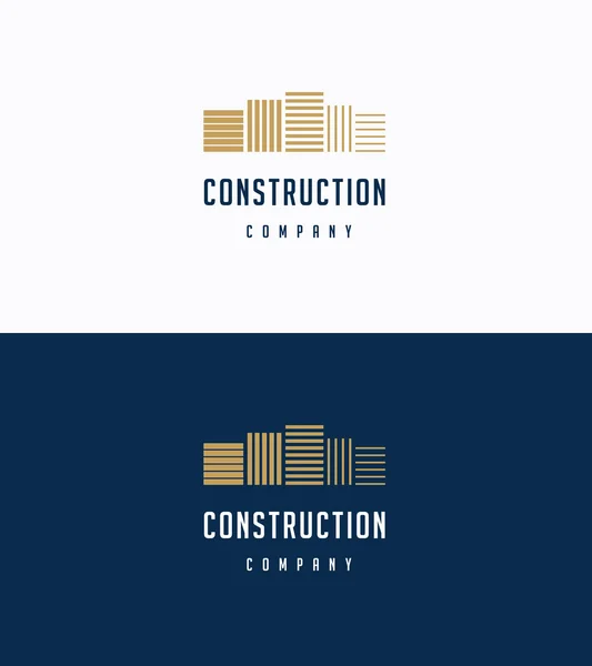 Logo für den Bau — Stockvektor