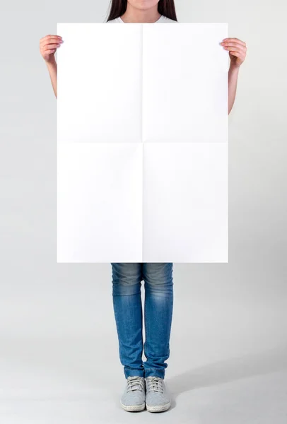 Blank poster — Stock Photo, Image