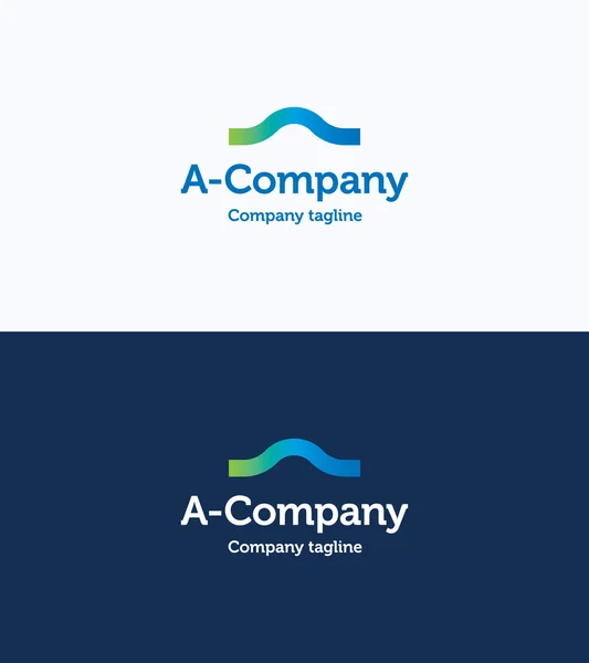 Um simples logotipo da empresa —  Vetores de Stock