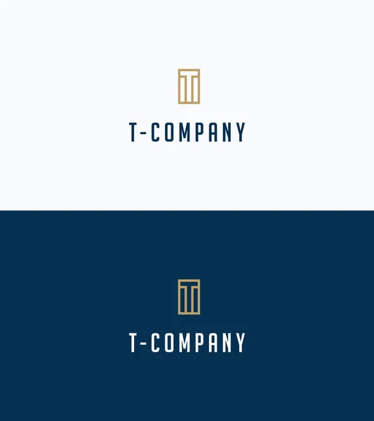 T-marka logosu — Stok Vektör