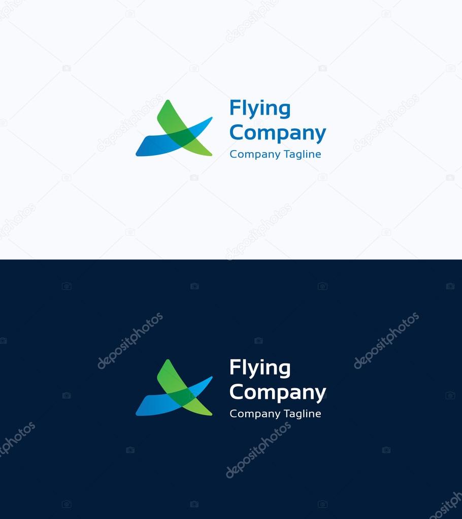 Flying Company bird Logo