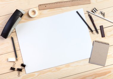 Tasarımcı işyeri mock-up