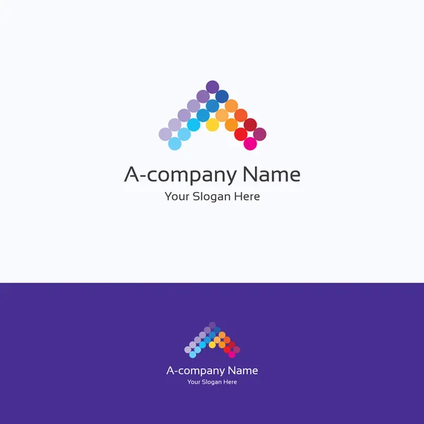 A-компанія ім'я логотип — стоковий вектор