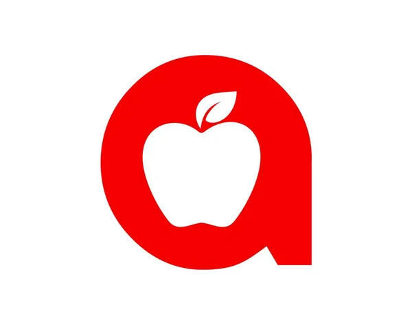 Apple Logo Symbol — Stockvektor