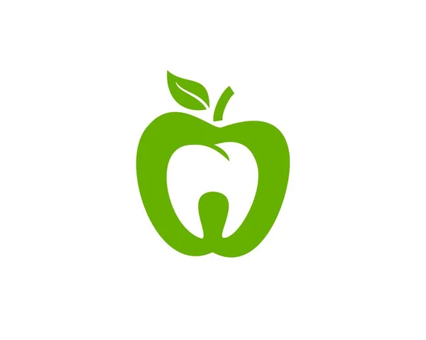 Odżywianie Zębów Naturalne Logo — Wektor stockowy