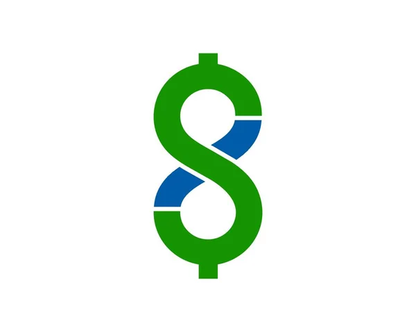 Άπειρο Χρήμα Και Σύμβολο Δολαρίου — Διανυσματικό Αρχείο