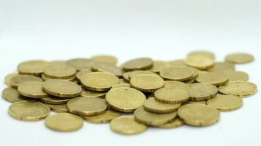 Falling Euro coins,waste money slow motion,economy business,fortune