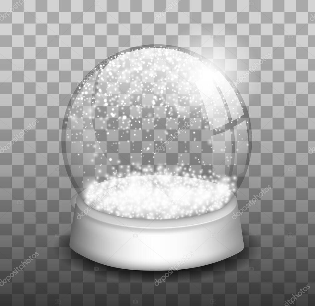 Snow Globe Vector.