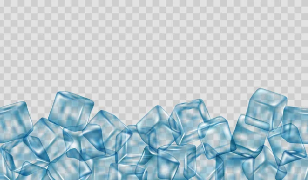 Кубики льоду реалістичні — стоковий вектор