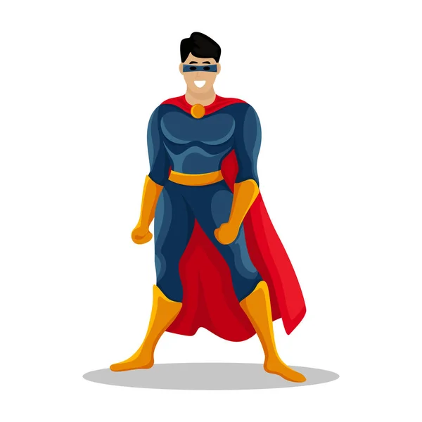 Héroe. Personaje de superhéroe — Vector de stock