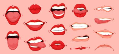 Ağız ifadeleri yüz ifadesi