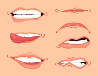 Ağız ifadeleri yüz ifadesi