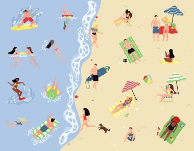 Deniz yüzme takımı