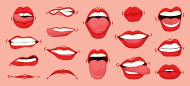 Ağız ifadeleri yüz ifadesi