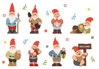 Bahçe cüceleri koleksiyonu