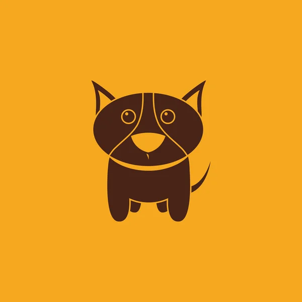 Cute cartoon hond — Stockvector