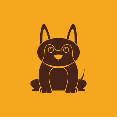 Cute karikatür köpek