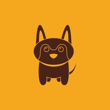 Cute karikatür köpek
