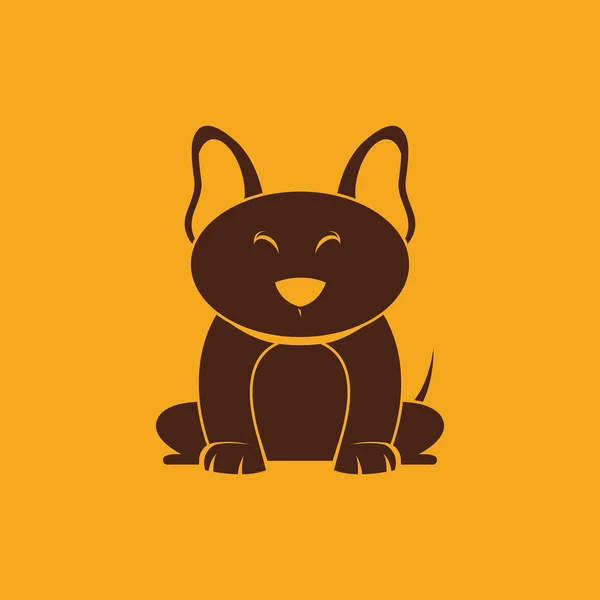 Cute cartoon hond — Stockvector