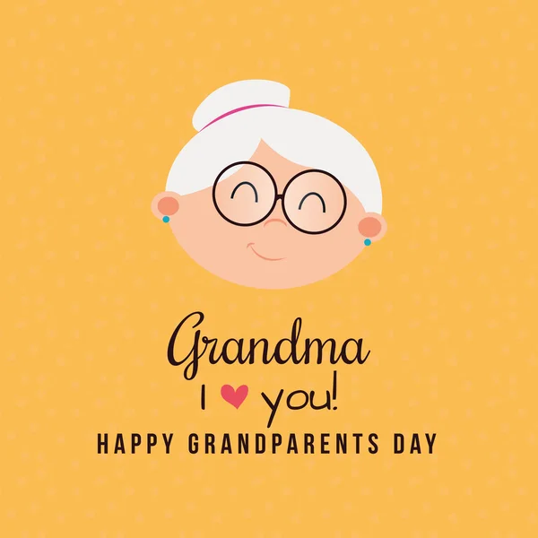 Heureux grand-parents jour — Image vectorielle