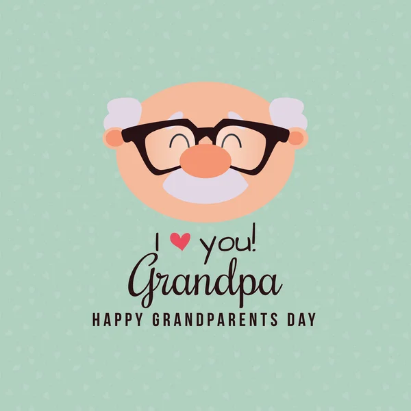 Happy Grandparents day — Stock Vector