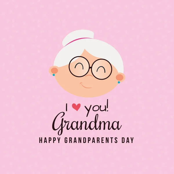 Happy Grandparents day — Stock Vector