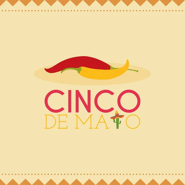 Cinco de mayo — Vector de stock