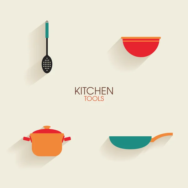 Herramientas de cocina abstractas — Archivo Imágenes Vectoriales