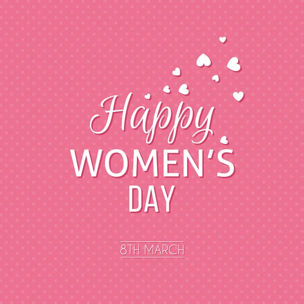 Happy Women Day — Stock Vector