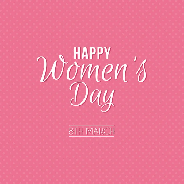 Happy Women Day — Stock Vector