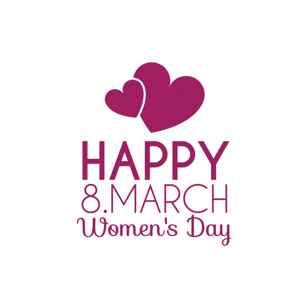 Happy Women Day — Stock Vector