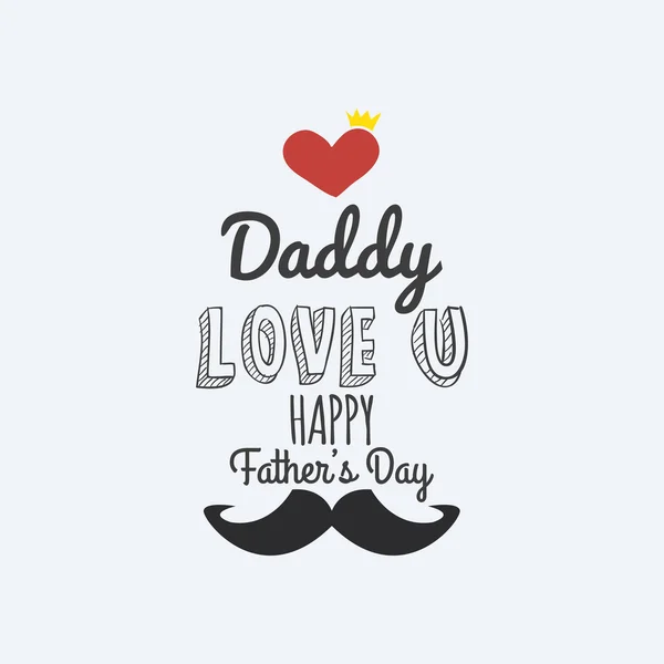 Happy Father Day — Stock Vector