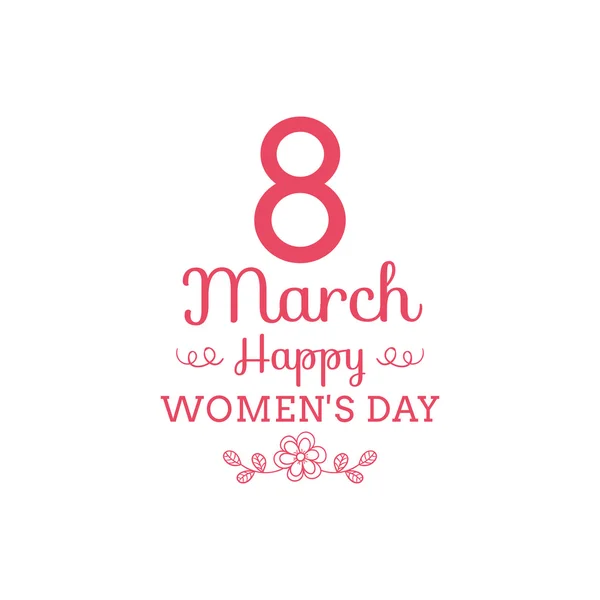 Happy Women Day — Stock Vector