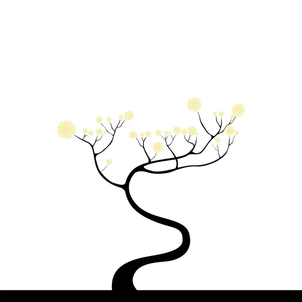 Niedlicher abstrakter Baum — Stockvektor