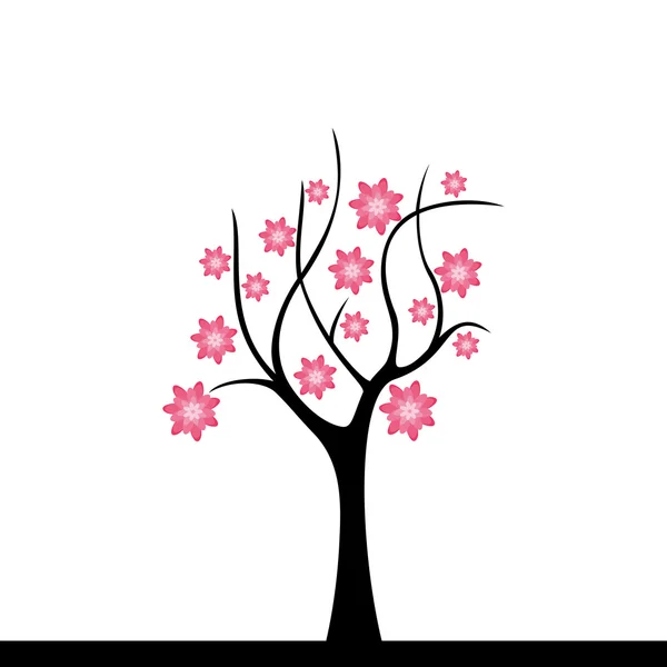 Cute Abstract tree — Stock Vector