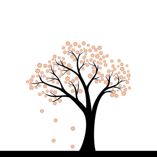 Cute Abstract tree — Stock Vector