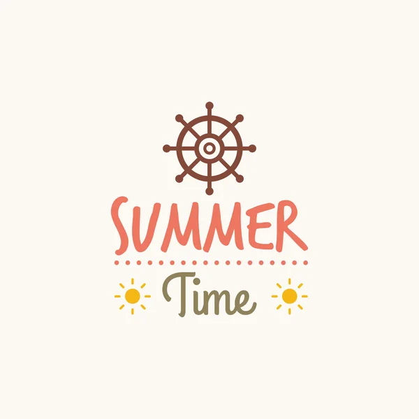 Etiqueta de férias de verão — Vetor de Stock