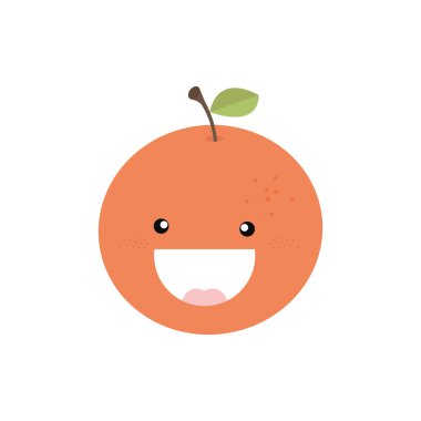 Soyut lezzetli turuncu