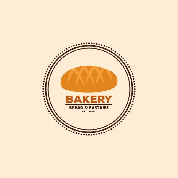 Délicieuse étiquette de boulangerie — Image vectorielle