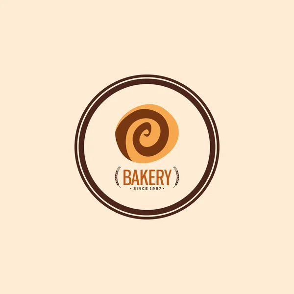 Deliciosa etiqueta de panadería — Vector de stock