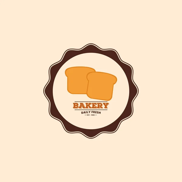 Delicious bakery label — Stock Vector