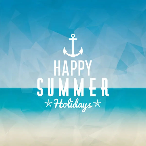 Étiquette vacances d'été — Image vectorielle