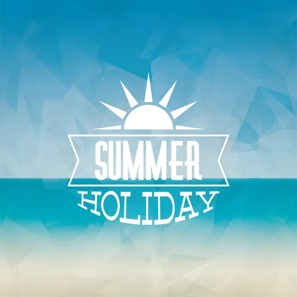 Etichetă vacanță de vară — Vector de stoc