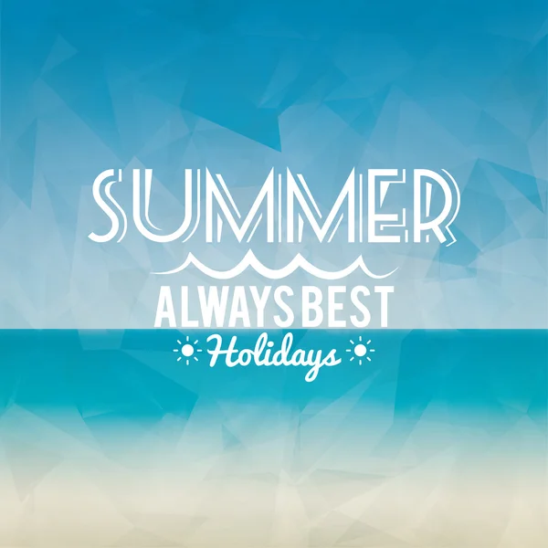Etiqueta de férias de verão — Vetor de Stock